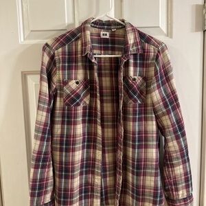 Uniqlo Multicolor Plaid Shirt